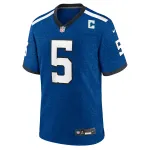 Men's Indianapolis Colts Anthony Richardson Royal Indiana Nights Alternate Game Jersey