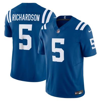 Men's Indianapolis Colts Anthony Richardson Royal Vapor F.U.S.E. Limited Jersey 01