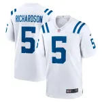 Men's Indianapolis Colts Anthony Richardson White 2023 NFL Draft First Round Pick Game Jersey