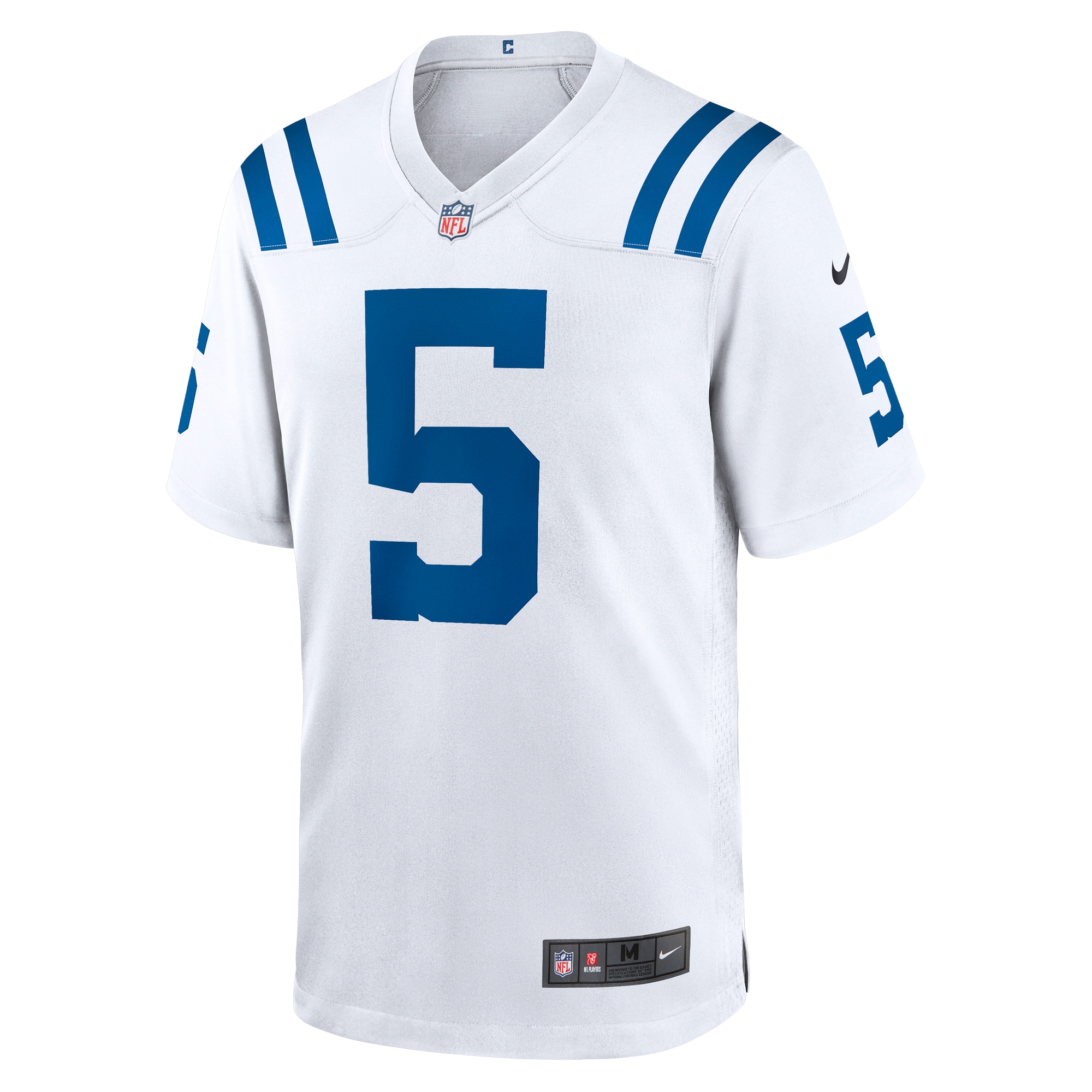 Men's Indianapolis Colts Anthony Richardson White 2023 NFL Draft First Round Pick Game Jersey