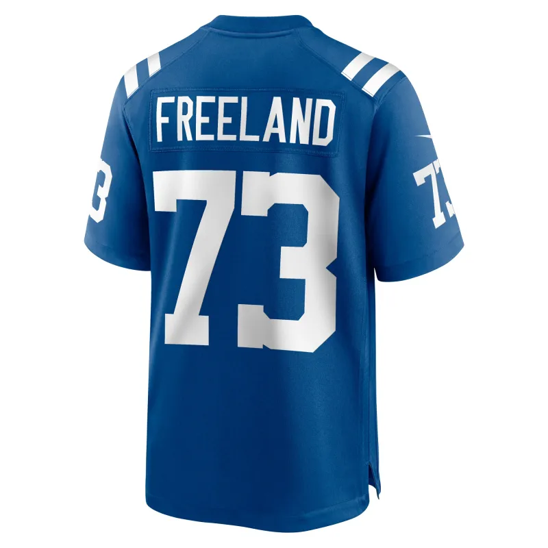 Men's Indianapolis Colts Blake Freeland Royal Team Game Jersey