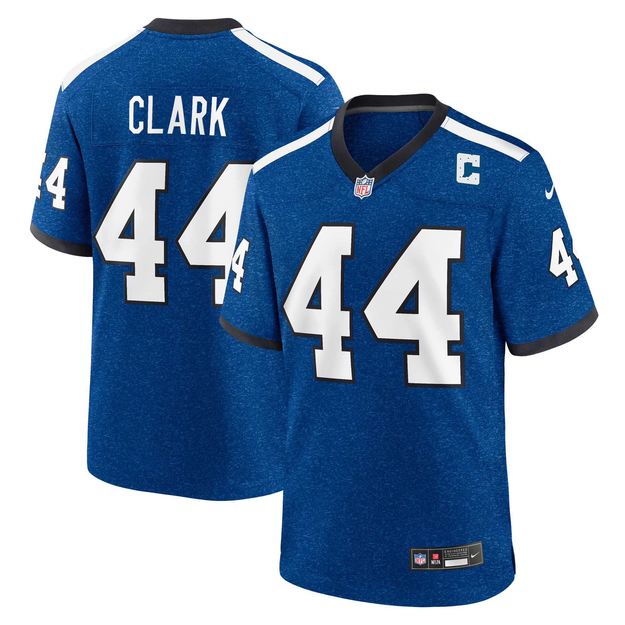 Men's Indianapolis Colts Dallas Clark Royal Indiana Nights Alternate Game Jersey