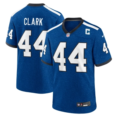 Men's Indianapolis Colts Dallas Clark Royal Indiana Nights Alternate Game Jersey 01
