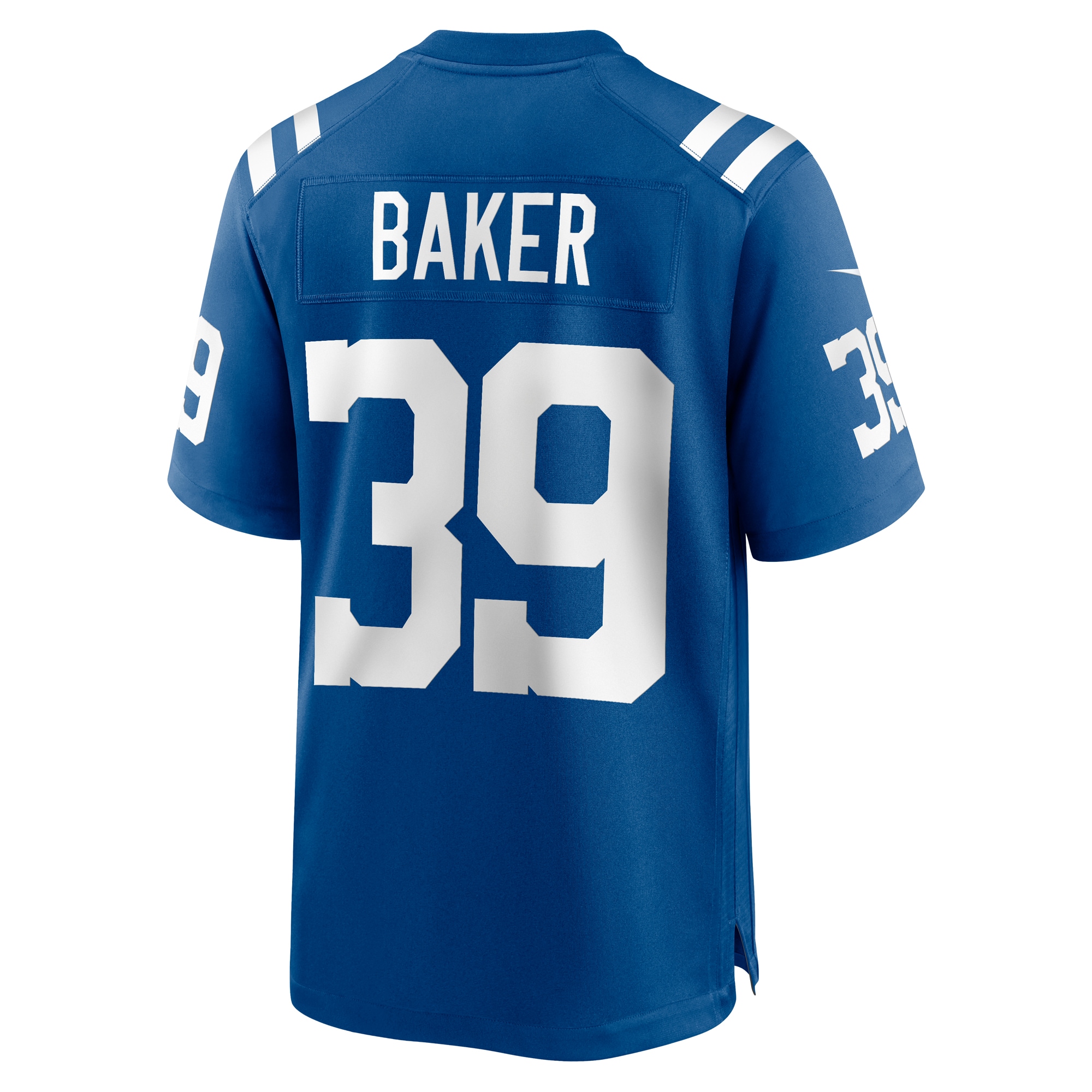 Men's Indianapolis Colts Darrell Baker Jr Royal Team Game Jersey