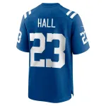 Men's Indianapolis Colts Darren Hall Royal Team Game Jersey