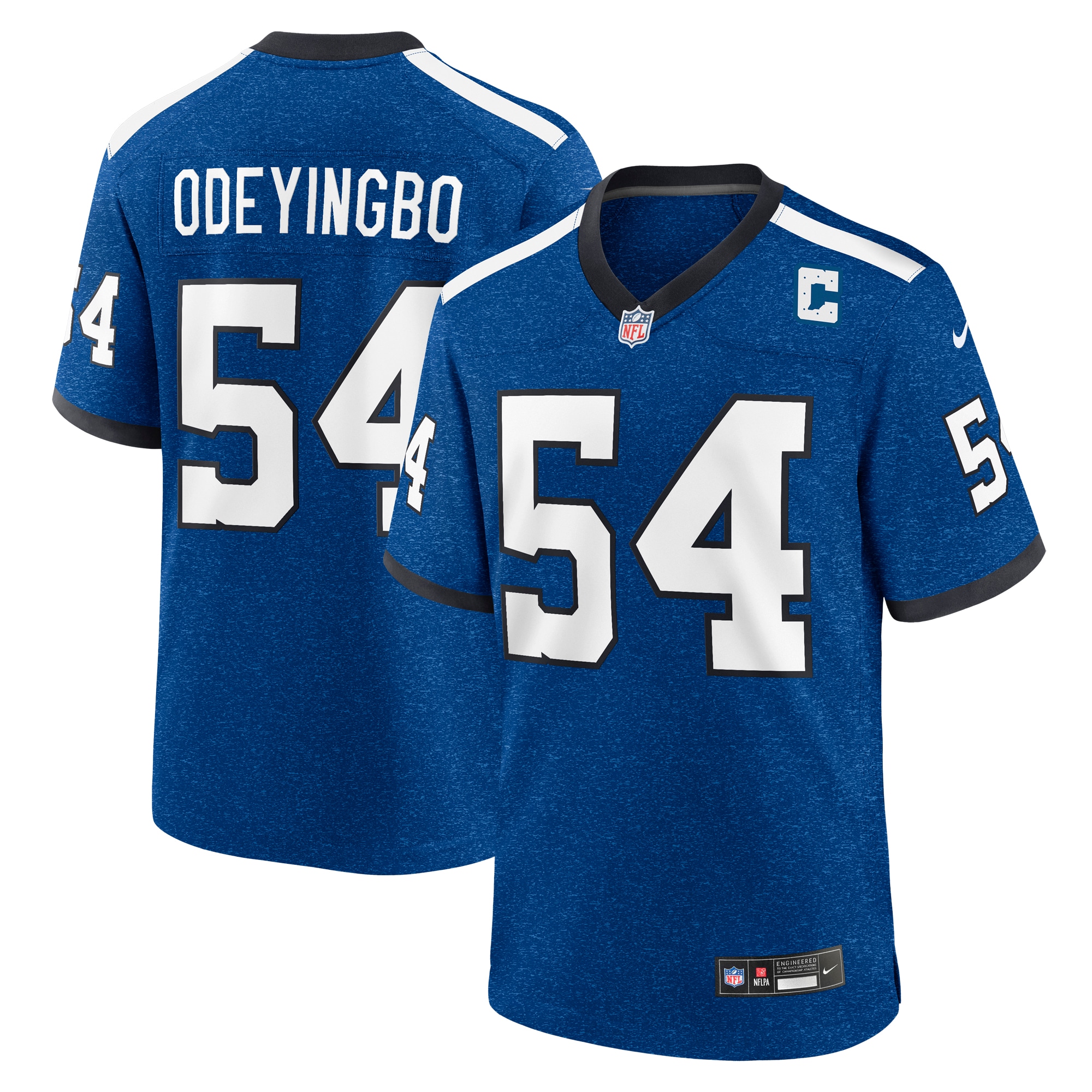 Men's Indianapolis Colts Dayo Odeyingbo Royal Indiana Nights Alternate Game Jersey