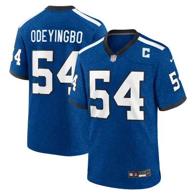 Men's Indianapolis Colts Dayo Odeyingbo Royal Indiana Nights Alternate Game Jersey 01