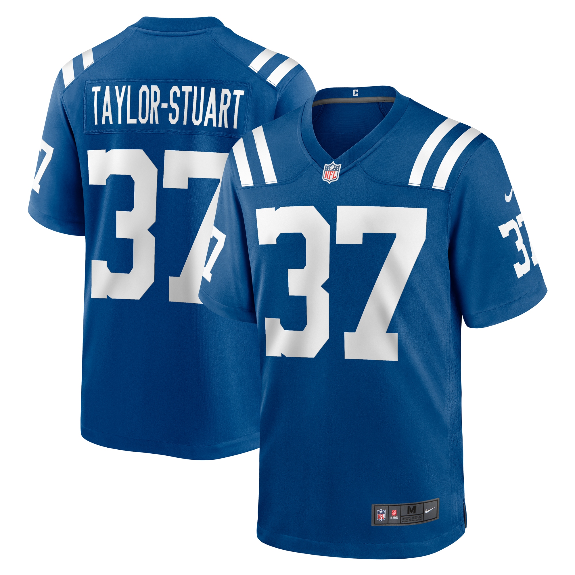 Men's Indianapolis Colts Isaac Taylor-Stuart Royal Team Game Jersey