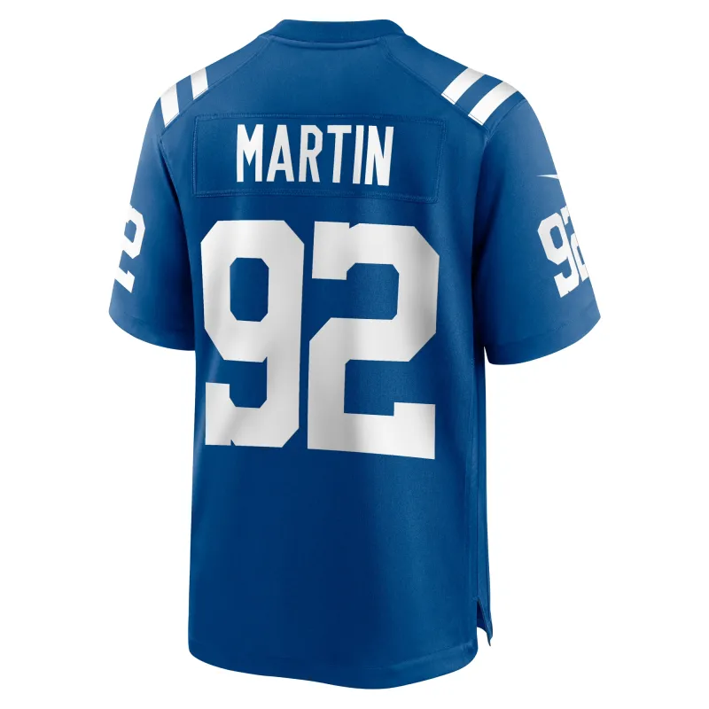 Men's Indianapolis Colts Jacob Martin Royal Team Game Jersey