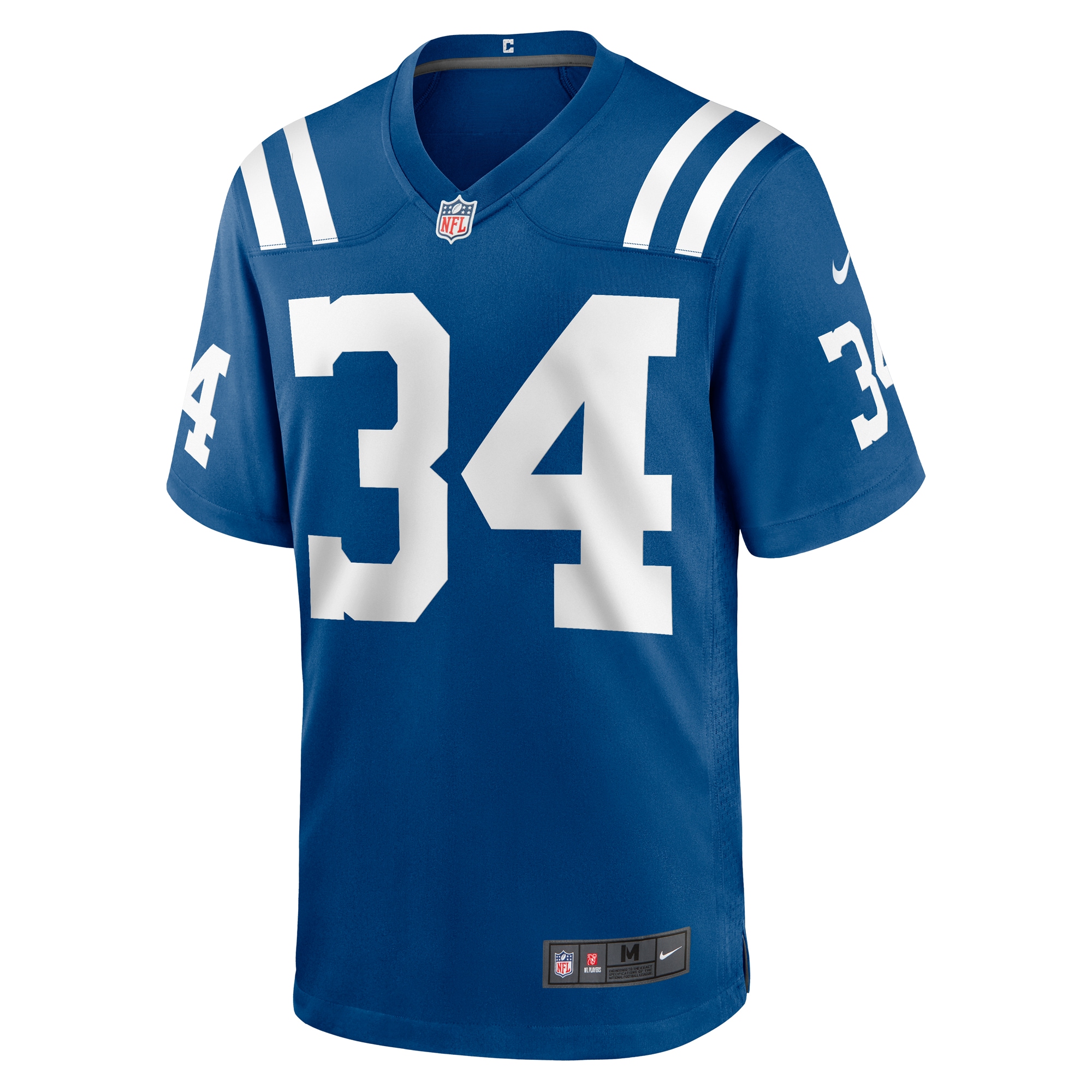 Men's Indianapolis Colts Jake Funk Royal Team Game Jersey