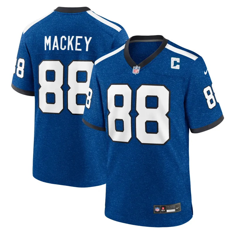Men's Indianapolis Colts John Mackey Royal Indiana Nights Alternate Game Jersey