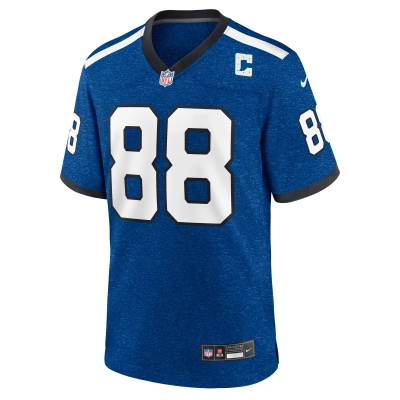 Men's Indianapolis Colts John Mackey Royal Indiana Nights Alternate Game Jersey 02