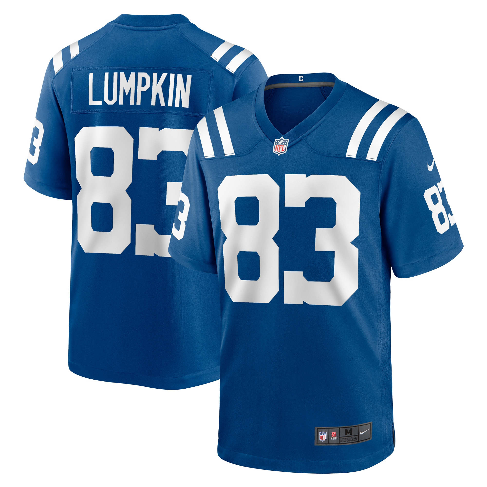 Men's Indianapolis Colts Johnny Lumpkin Royal Team Game Jersey