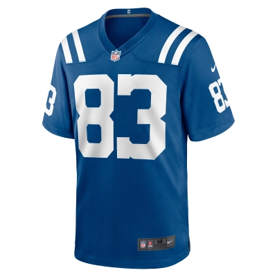 Men's Indianapolis Colts Johnny Lumpkin Royal Team Game Jersey 02