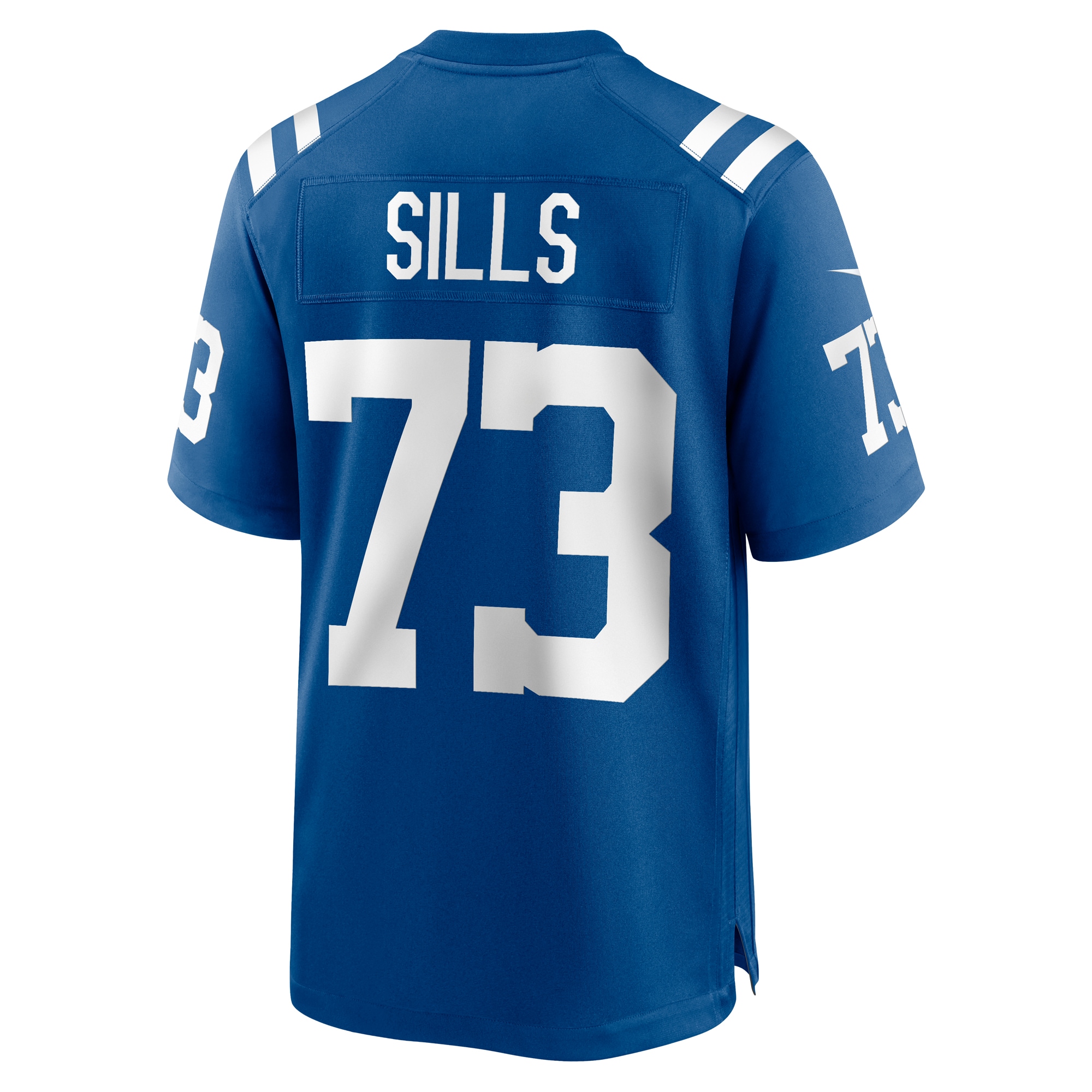 Men's Indianapolis Colts Josh Sills Royal Team Game Jersey