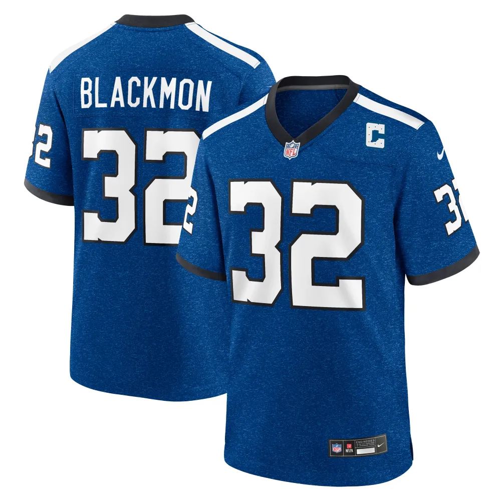 Men's Indianapolis Colts Julian Blackmon Royal Indiana Nights Alternate Game Jersey
