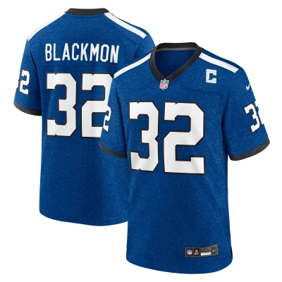 Men's Indianapolis Colts Julian Blackmon Royal Indiana Nights Alternate Game Jersey 01