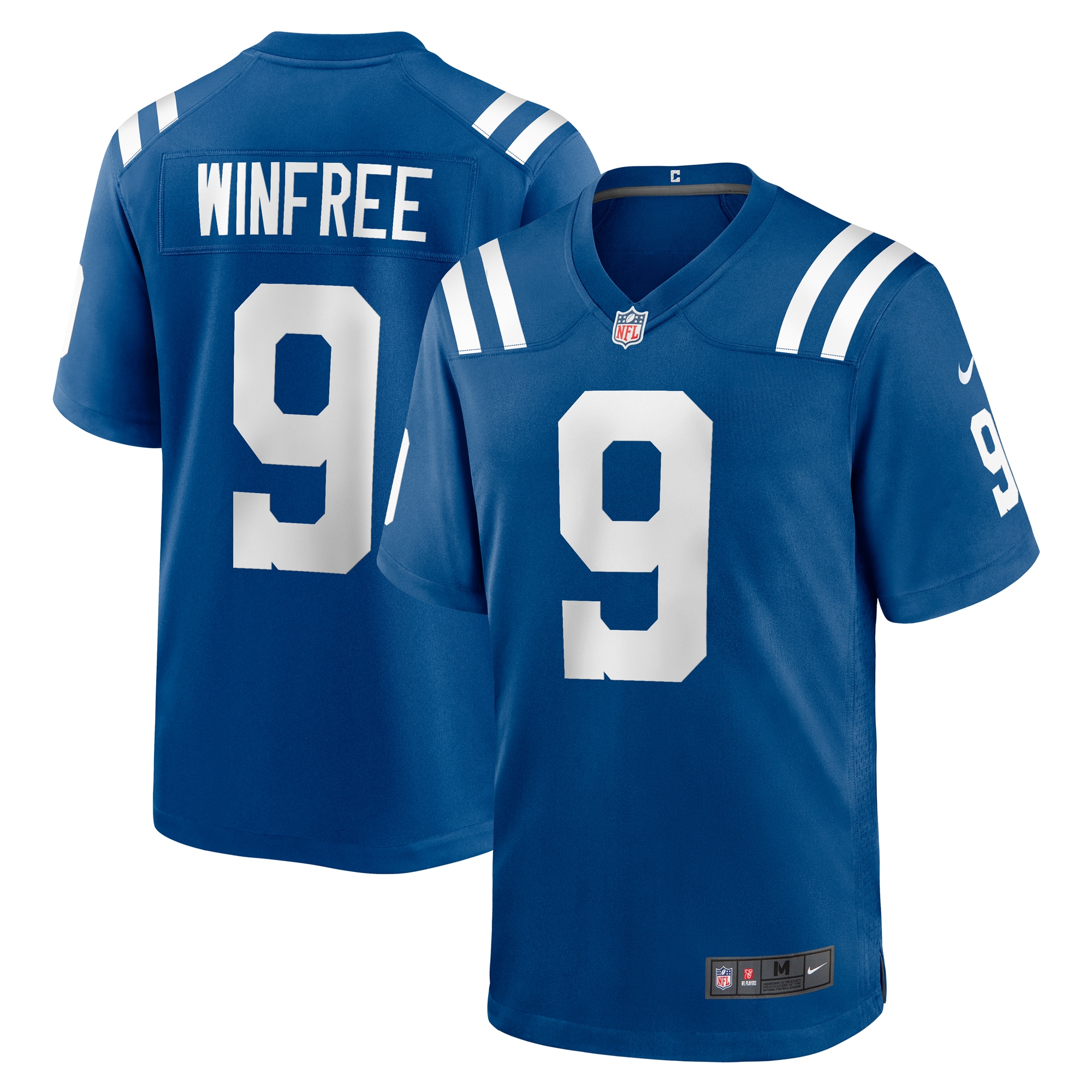Men's Indianapolis Colts Juwann Winfree Royal Team Game Jersey
