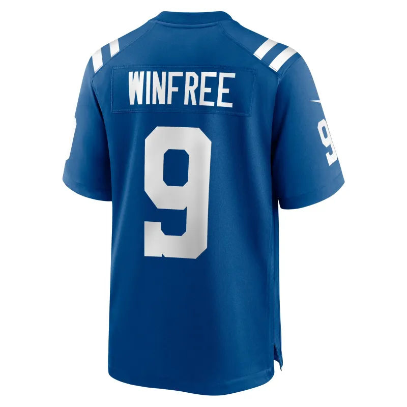 Men's Indianapolis Colts Juwann Winfree Royal Team Game Jersey
