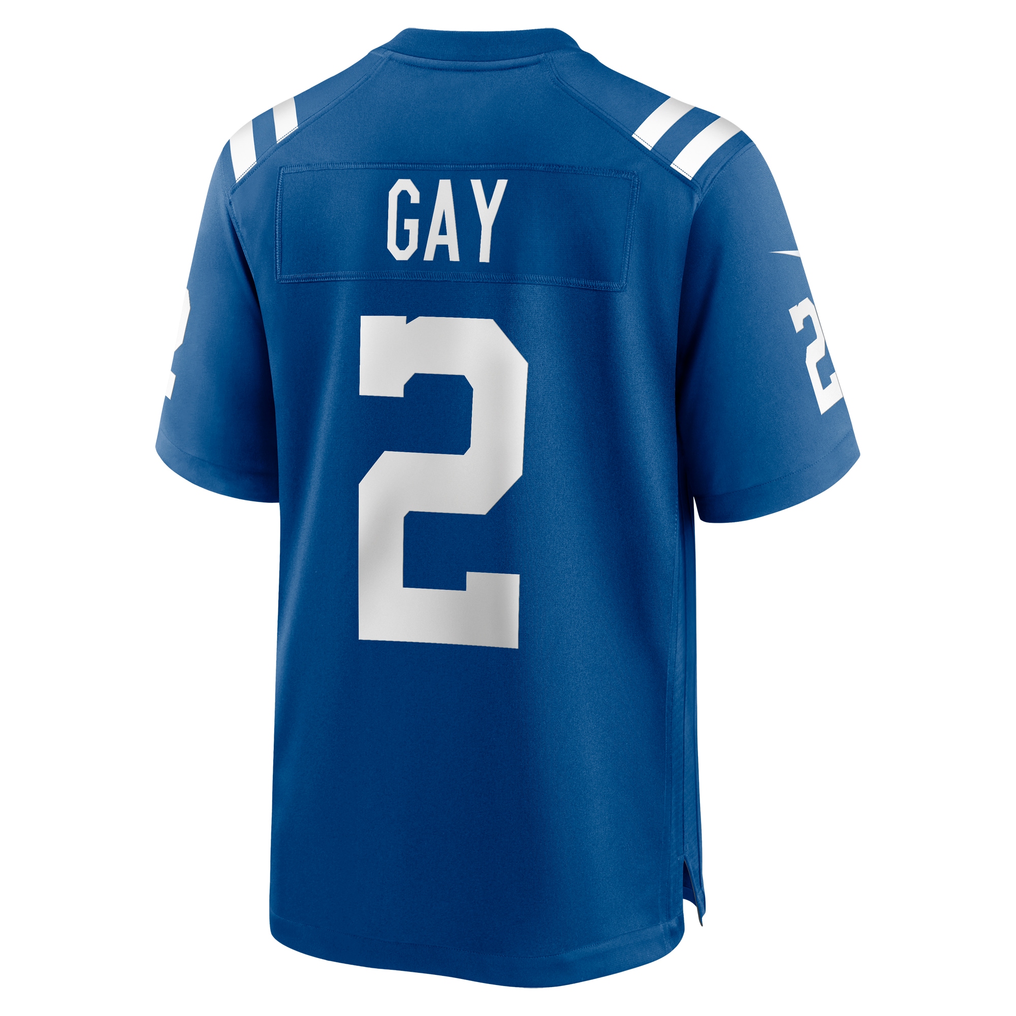Men's Indianapolis Colts Matt Gay Royal Game Player Jersey