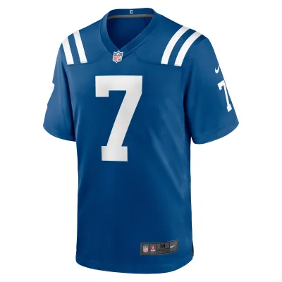 Men's Indianapolis Colts Matt Gay Royal Team Game Jersey 02