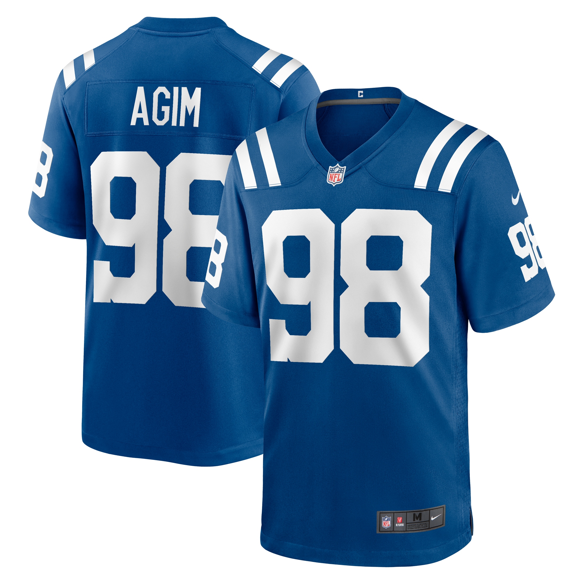 Men's Indianapolis Colts McTelvin Agim Royal Team Game Jersey