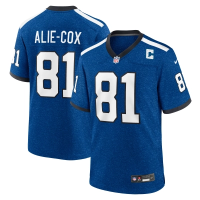 Men's Indianapolis Colts Mo Alie Cox Royal Indiana Nights Alternate Game Jersey 01