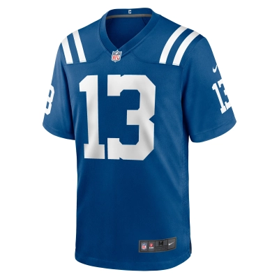 Men's Indianapolis Colts Racey McMath Royal Team Game Jersey 02