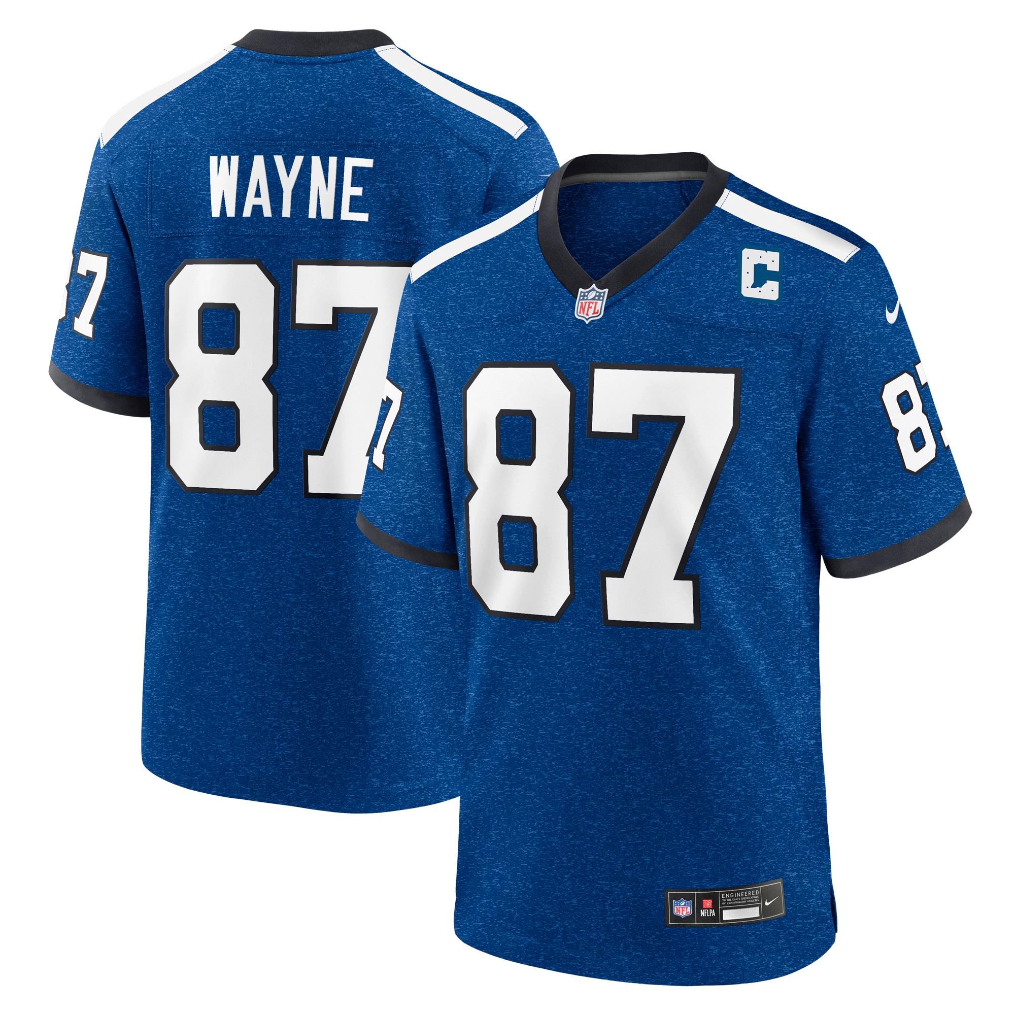 Men's Indianapolis Colts Reggie Wayne Royal Indiana Nights Alternate Game Jersey