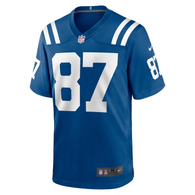 Men's Indianapolis Colts Reggie Wayne Royal Retired Player Game Jersey 02
