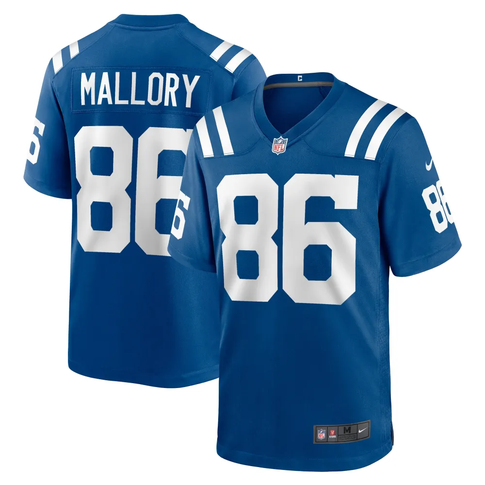Men's Indianapolis Colts Will Mallory Royal Team Game Jersey