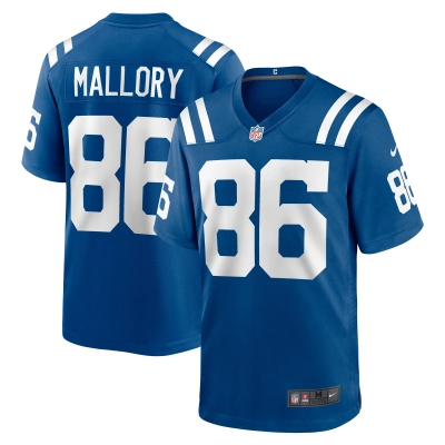 Men's Indianapolis Colts Will Mallory Royal Team Game Jersey 01