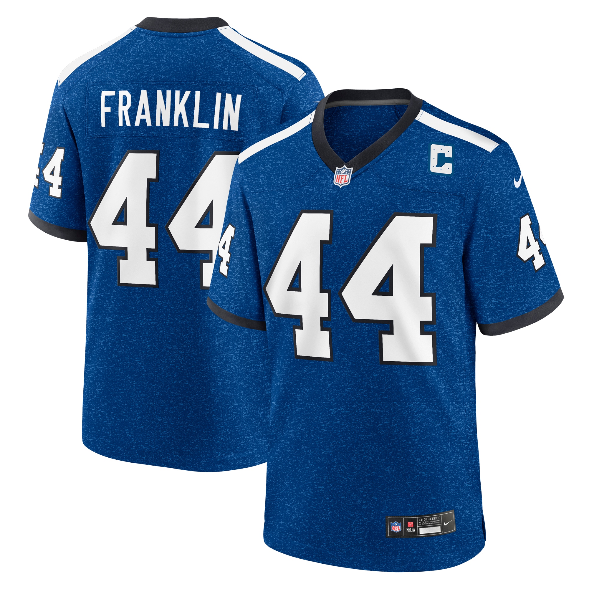 Men's Indianapolis Colts Zaire Franklin Royal Indiana Nights Alternate Game Jersey