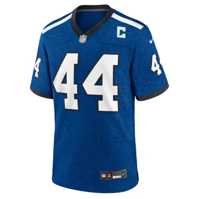 Men's Indianapolis Colts Zaire Franklin Royal Indiana Nights Alternate Game Jersey 02