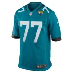 Men's Jacksonville Jaguars Anton Harrison Teal 2023 NFL Draft First Round Pick Game Jersey