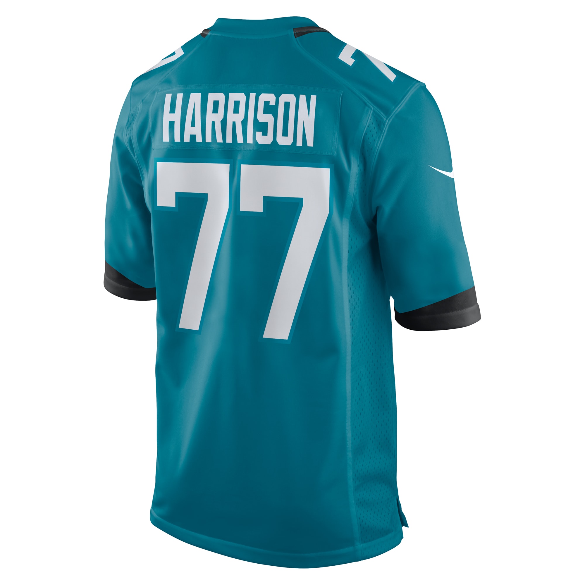 Men's Jacksonville Jaguars Anton Harrison Teal 2023 NFL Draft First Round Pick Game Jersey