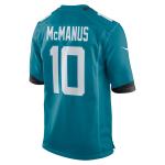 Men's Jacksonville Jaguars Brandon McManus  Teal Team Game Jersey