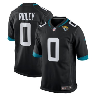 Men's Jacksonville Jaguars Calvin Ridley Black Game Jersey 01