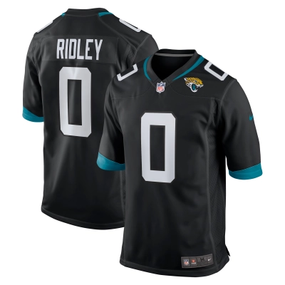 Men's Jacksonville Jaguars Calvin Ridley Black Game Jersey 01