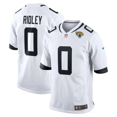 Men's Jacksonville Jaguars Calvin Ridley White Game Jersey 01