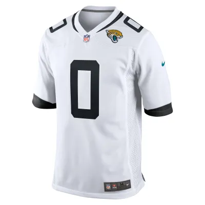 Men's Jacksonville Jaguars Calvin Ridley White Game Jersey 02