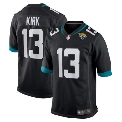 Men's Jacksonville Jaguars Christian Kirk Black Alternate Game Jersey 01
