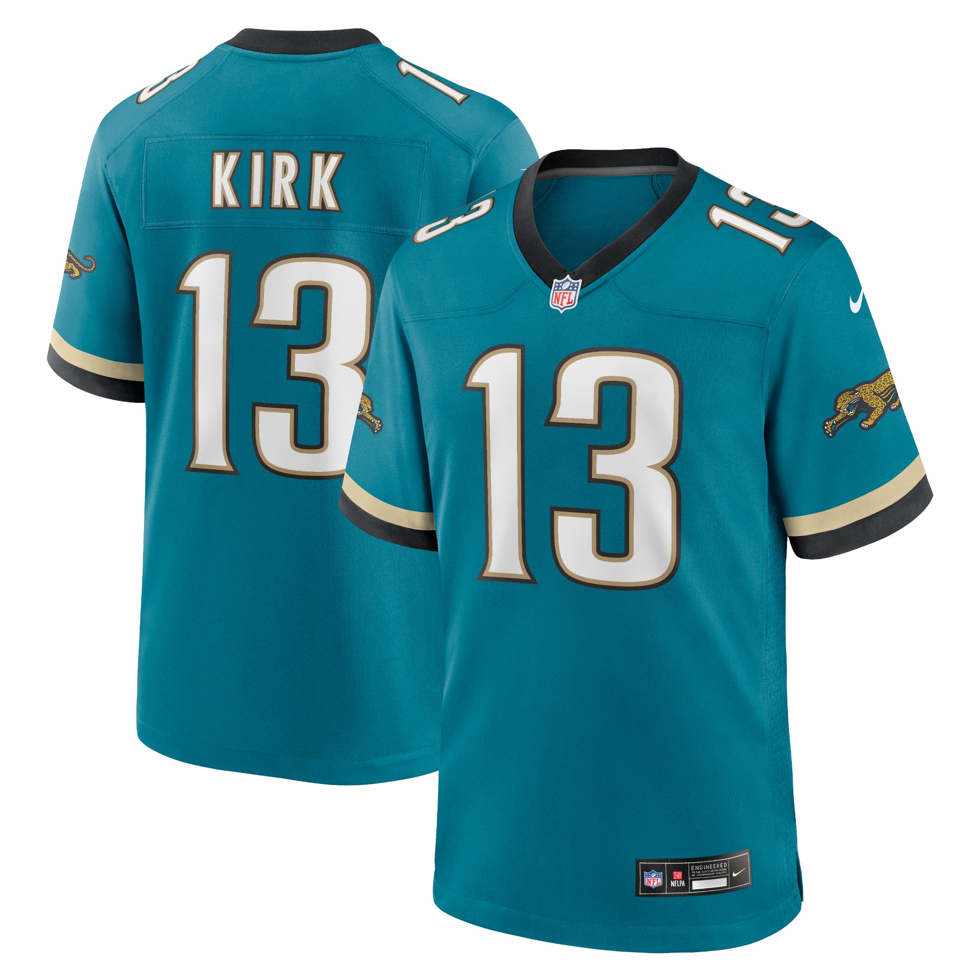 Men's Jacksonville Jaguars Christian Kirk Teal Prowler Throwback Player Game Jersey
