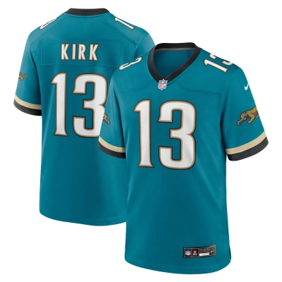 Men's Jacksonville Jaguars Christian Kirk Teal Prowler Throwback Player Game Jersey 01