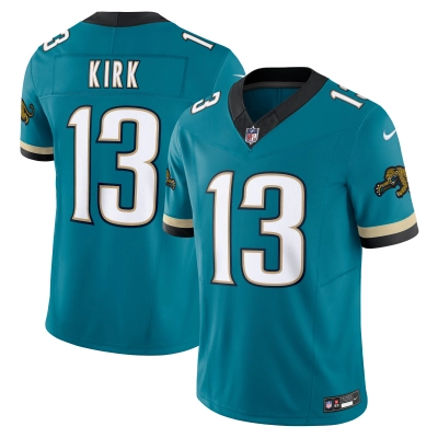 Men's Jacksonville Jaguars Christian Kirk Teal Prowler Throwback Vapor F.U.S.E. Limited Jersey 01