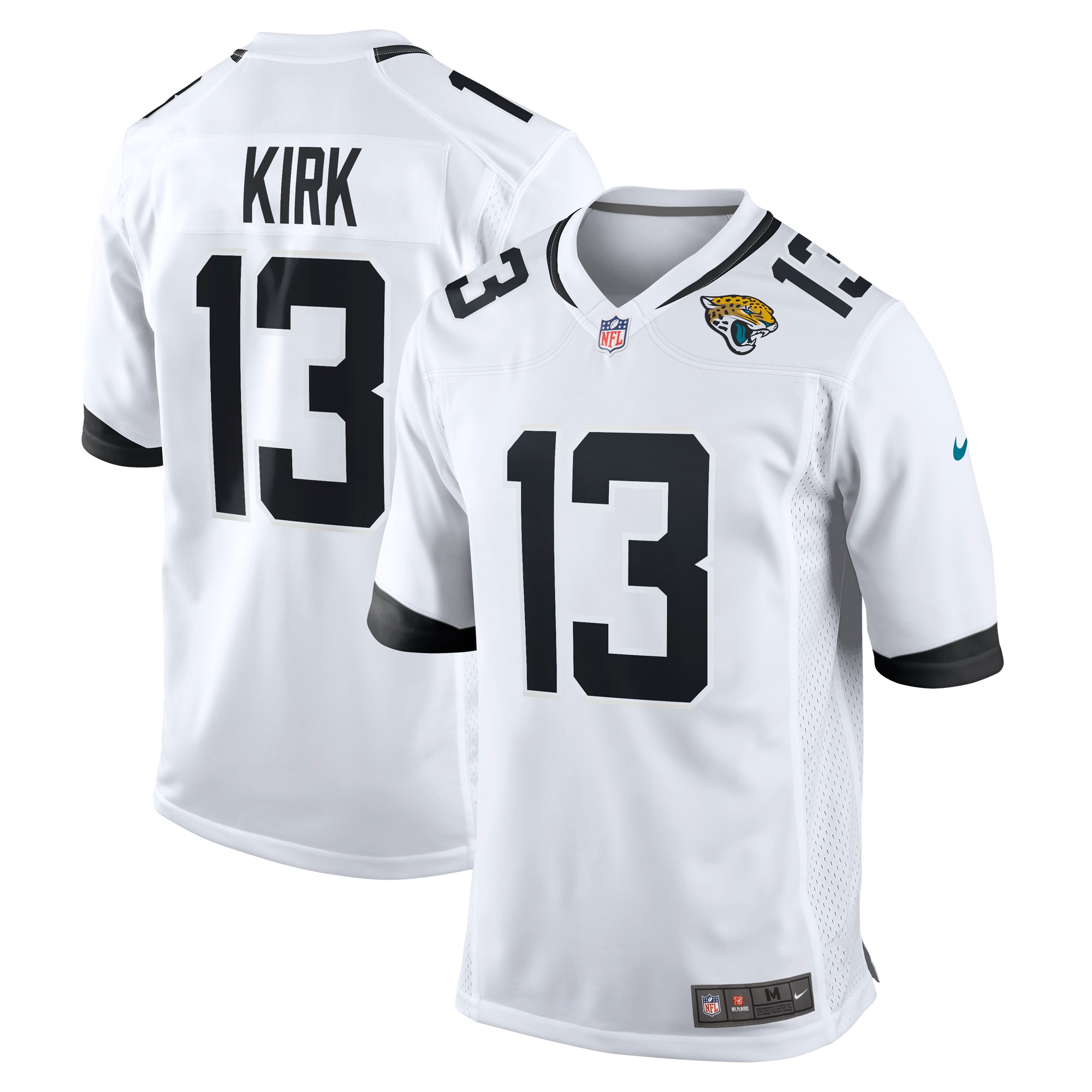 Men's Jacksonville Jaguars Christian Kirk White Game Jersey