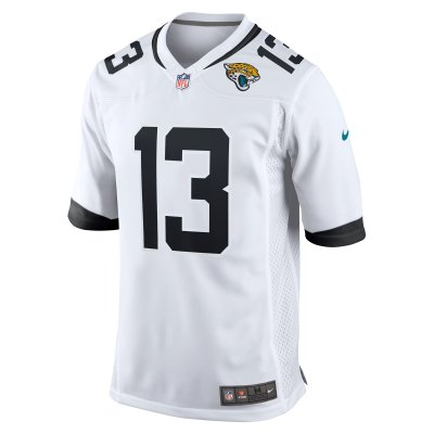 Men's Jacksonville Jaguars Christian Kirk White Game Jersey 02