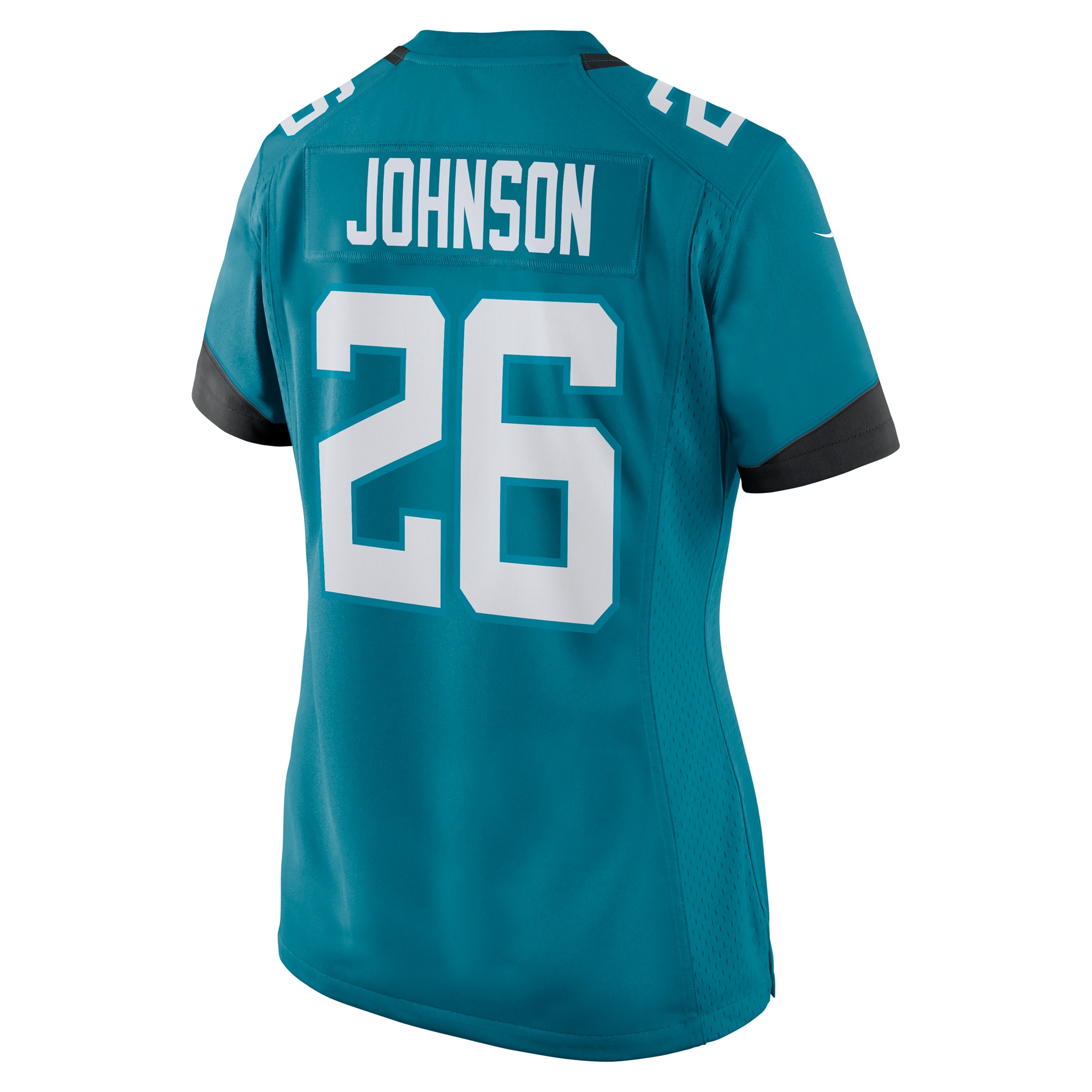 Men's Jacksonville Jaguars D'Ernest Johnson Teal Game Jersey