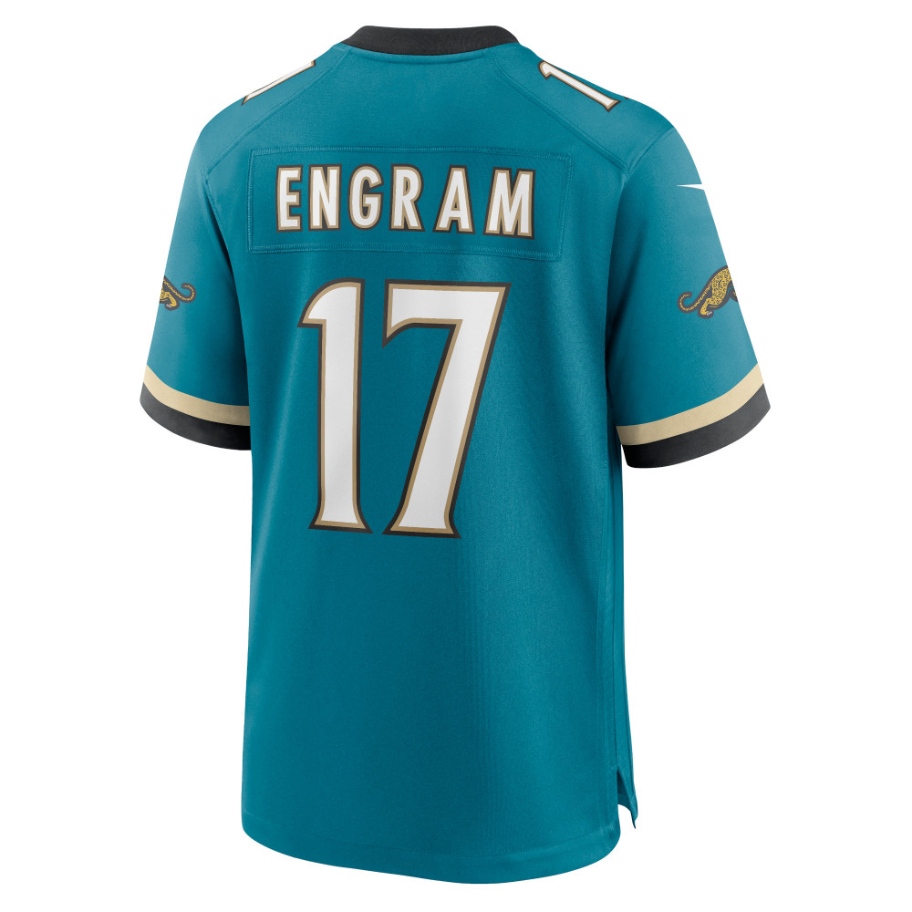 Men's Jacksonville Jaguars Evan Engram Teal Prowler Throwback Player Game Jersey