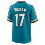 Men's Jacksonville Jaguars Evan Engram Teal Prowler Throwback Player Game Jersey